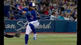 This swing is trimmed from a bo bichette double on august 8, 2019.
with double, became the first player in mlb history to 9 consec...