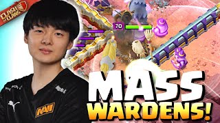 STARS gets DELETED by insane MASS WARDEN attack! Clash of Clans