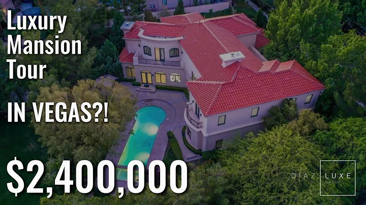 Las Vegas House Tour: $2.4 MILLION DOLLAR LUXURY MANSION | Diaz Luxe Group + Growth Luxury Homes
