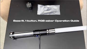 Operation Guide: RGB Base-lit 1-Button Saber from Theory Sabers
