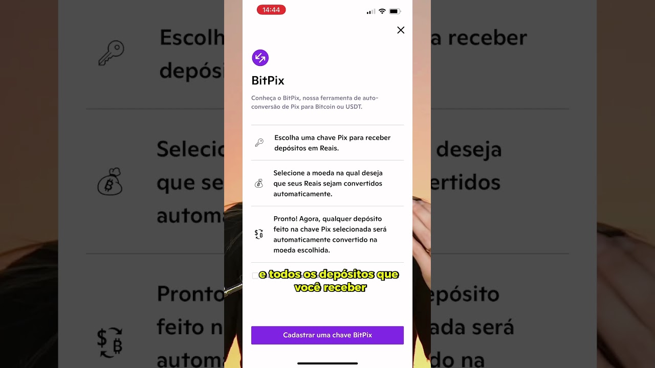 Automatically transforming each PIX into BITCOIN with BitPix - YouTube