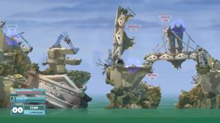 Worms W.M.D Campaign #26 'Blockbuster' - Defeat all enemy worms