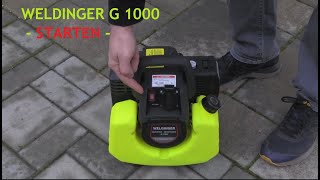 Weldinger Generator G 1000 Starten - So Leicht Geht Das