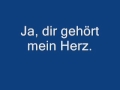 Dir Gehört Mein Herz German Lyrics 