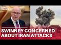 Iran attack is AGAINST international system says Swinney