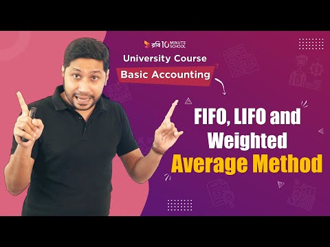Lecture 23: Inventory Costing - FIFO, LIFO and Weighted Average Method