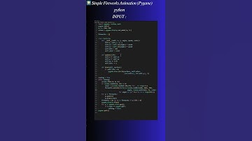 Simple Fireworks Animation Pygame #coding #pythonprogramming
