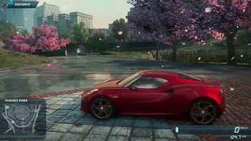 NFS Most Wanted 2012 - Alfa Romeo 4C Concept vs Alfa Romeo 4C Concept
