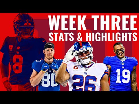 NY Giants Highlights WEEK 3 vs Atlanta Falcons