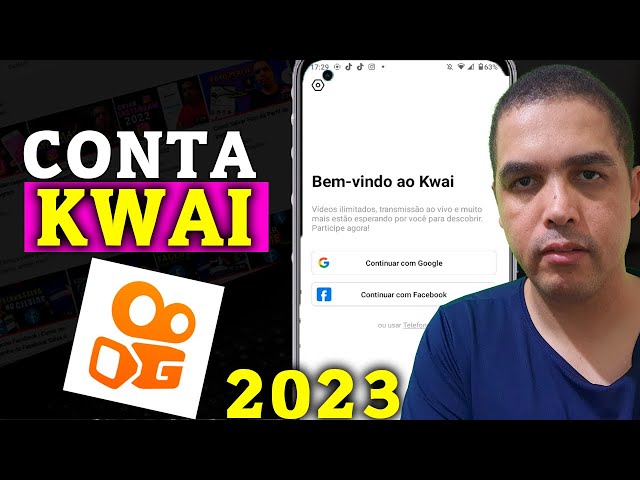 Como entrar no Kwai pelo Google?