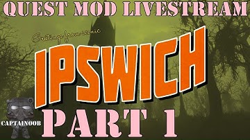 Fallout 4: Journey To Ipswich Quest Mod Livestream PART 1 (Sort of)