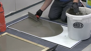 How to level a floor for tiling with ARDEX K 40 HB