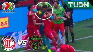 Se Prendió El Cerro Bronca En La Boma Toluca 1-1 Fc Juárez Cl2023 Liga Mx - J16 Tudn