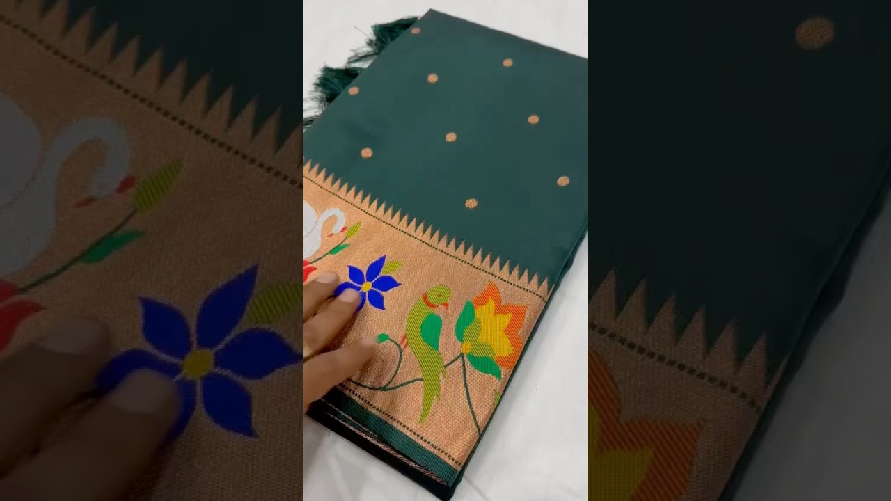 Soft Silk Meenakari Rajhans Lotus Pallu Saree