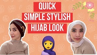 Quick Simple Stylish Hijab Look Duckscarves Hijab Styling
