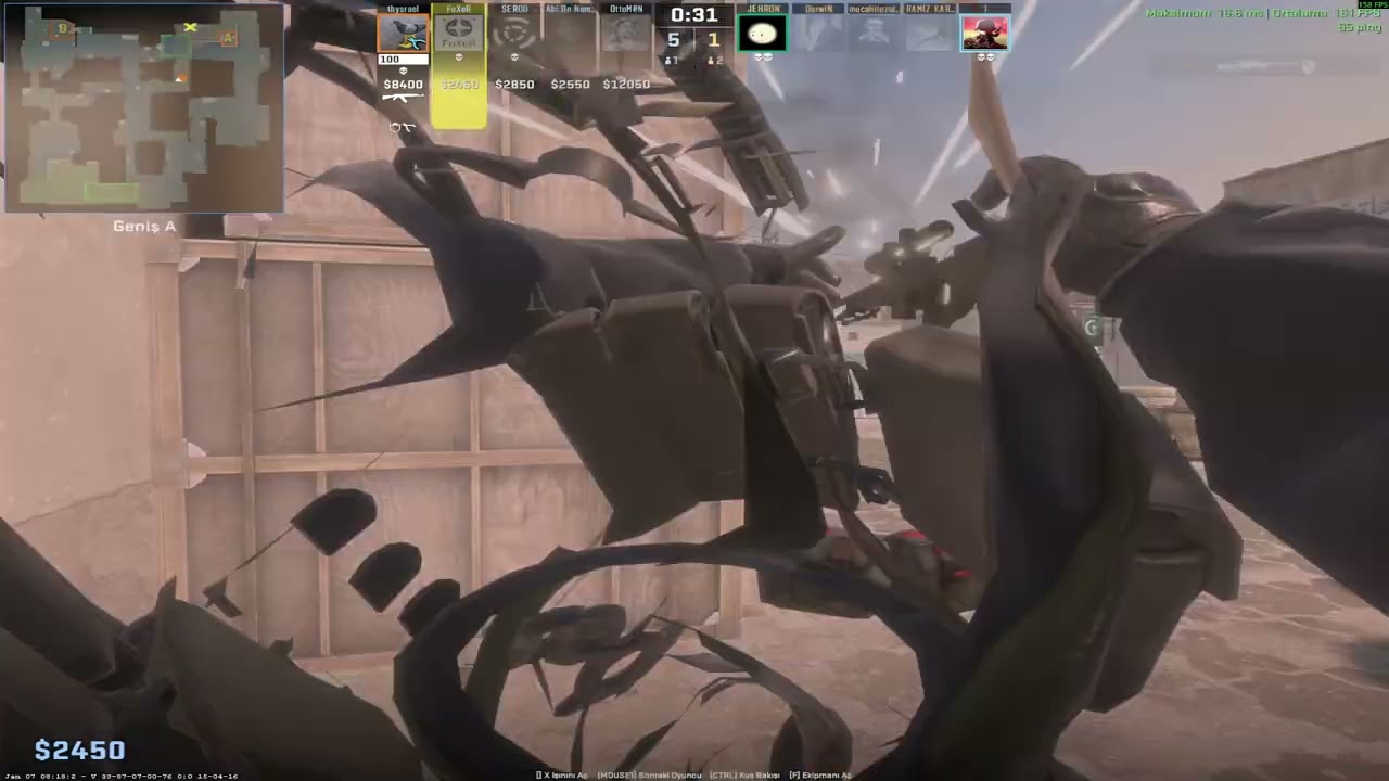 Dust2 foxer sero AONM tyhsrail 3. oyun 11.01.2026