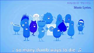 Dumb Ways To Die Sing-Along With English Subles In Chorded