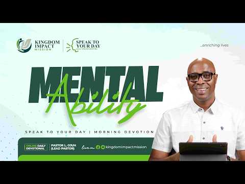 Morning Prayer: Speak to Your Day | Daily Devotional with Pastor Ojuh | 7 May, 2026