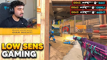 I HAD TO CHANGE TO LOW SENS...