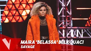 Megan Thee Stallion - 'Savage' ● Belassa | Blinds | The Voice Belgique Saison 9 Resimi