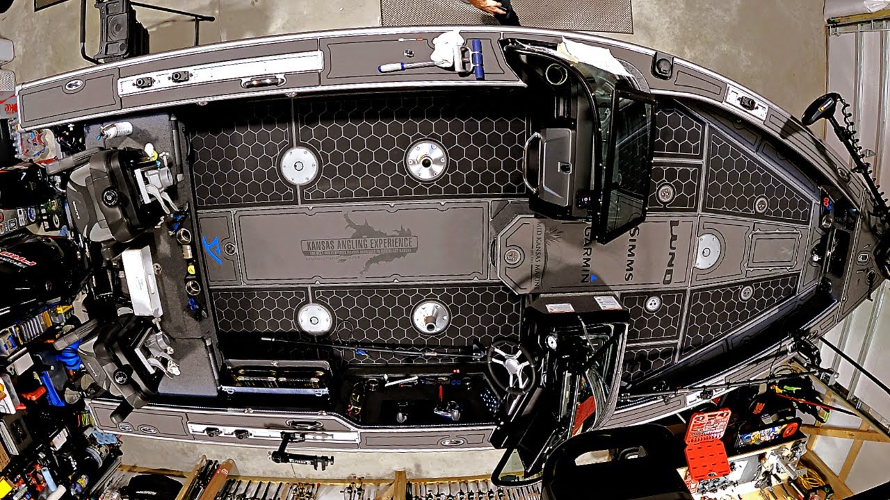 Установка 2075 Lund Pro-V AQUATRACTION!! (лучший мод для лодки)