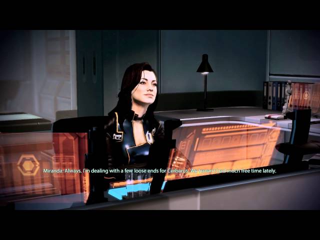 Mass Effect 2 - Shepard and Miranda Sex Scene 1080p - YouTube