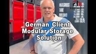 Case Study-German Client Container Storage of Foremost Modular Container BuilderFactoryManufacturer