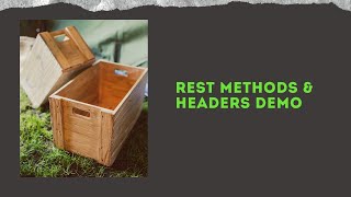 Everything about REST APIs | Part 2 | REST Methods & Headers Demo