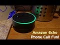 First Alexa Phone Call on Echo Dot and Fun Experiments!
