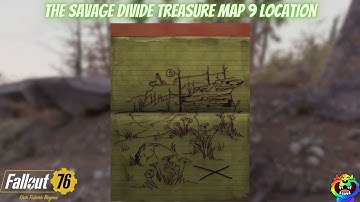 How to Find The Savage Divide Treasure Map 9 #fallout76  #fallout76guide