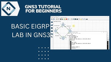 Basic Eigrp Lab in GNS3  | CCNA and CCNP Lab in GNS3