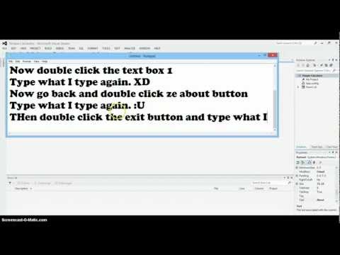 Visual Studio 2012 Simple Calculator Part 2