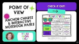 Point of View Anchor Charts & Interactive Notebook Pages
