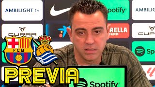 RUEDA PRENSA XAVI: FC BARCELONA v REAL SOCIEDAD