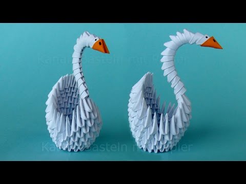 Origami Swan How To Make An Origami Swan 3d Tutorial