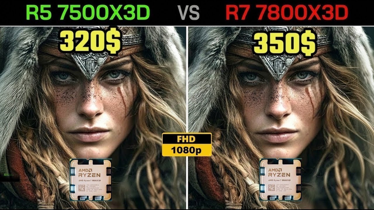 7500x3d vs 7800x3d vs 9600x vs7600x vs 9800x3d vs i5 14600k vs