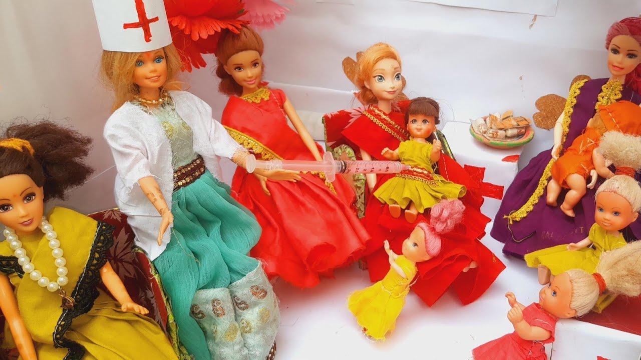 Barbie Doll All Day Routine Life In Indian Village Divya Ki Kahani 