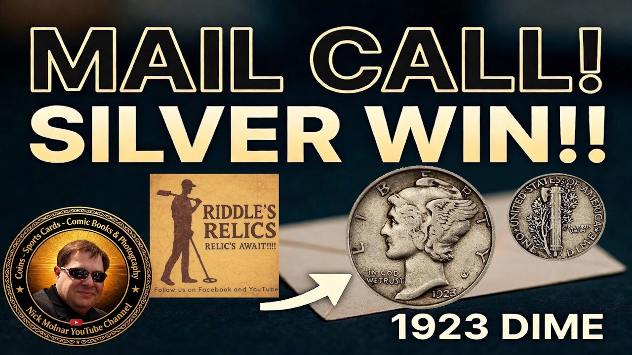 Mail Call and Shout Out to Riddle's Relics 1923 Mercury Dime 90% Silver ...