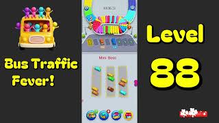 Bus Traffic Fever Level 88 Walkthrough | 🚌🚦 Parking & Color Sort Puzzle | Mini Boss screenshot 3