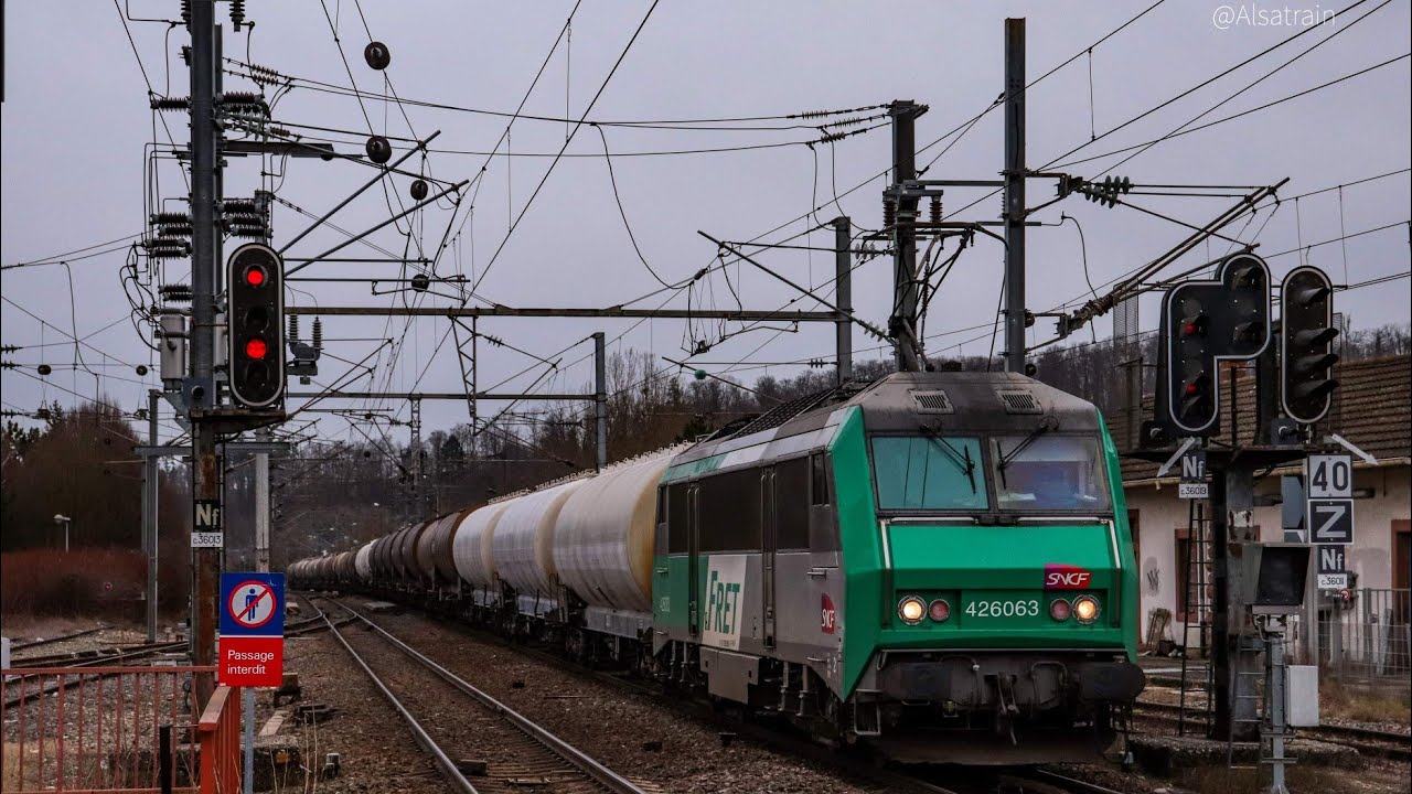 101. BB26063, BB67400 En Voyage et Frets SNCF & Privés.. Des beaux trains, du 22 au 27 Janvier 2020.