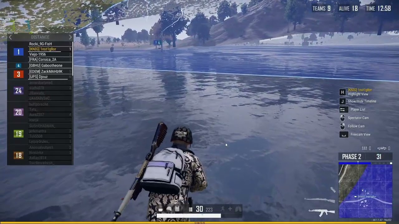 pubg cheater caught!!!!  KNIG 1nst1g8or