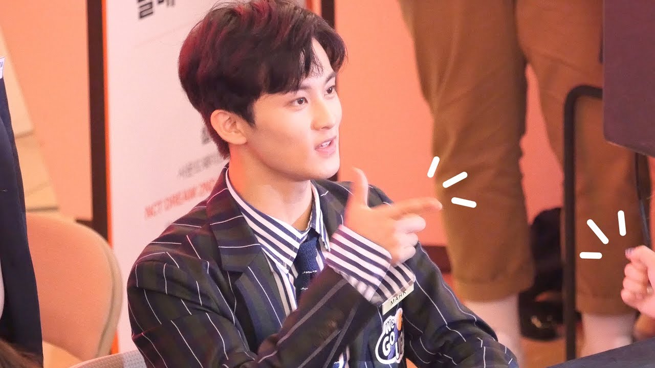 엔시티드림 NCT DREAM 마크 MARK 직캠 wink : 팬사인회 fansign event : 고양 스타필드