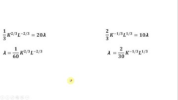 Lagrangian: Maximizing Cobb-Douglas Production Function Subject to Cost Constraint