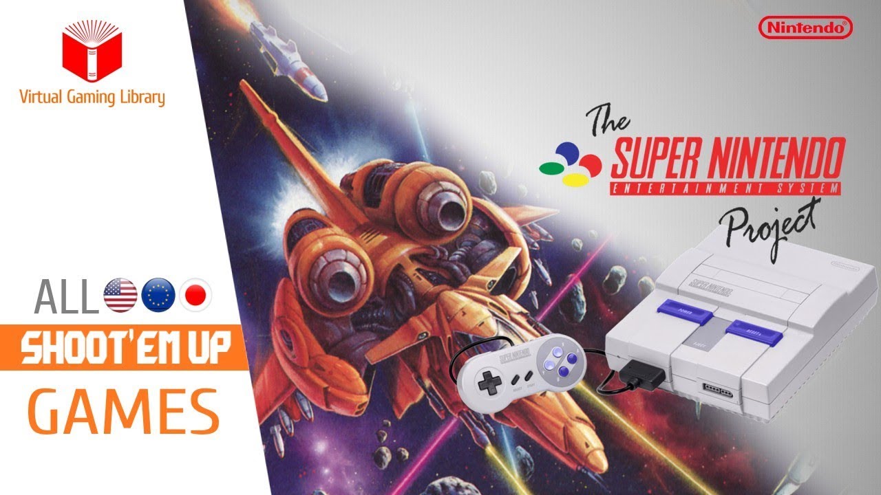 All SNES/Super Nintendo Shoot Em Up Games Compilation - Every Game (US/EU/JP)