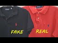 Real vs fake ralph lauren polo shirt how to spot fake ralph lauren shirts and polos