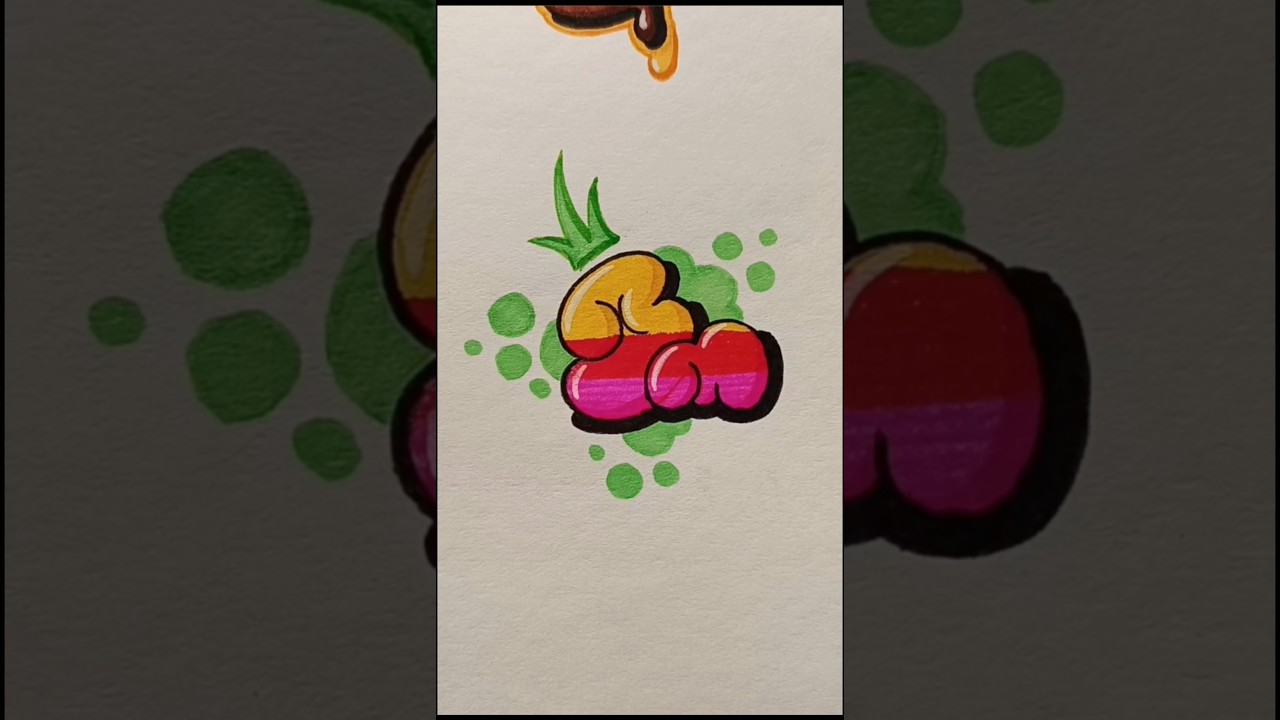 Tamil bubble letter 'ஔ' 