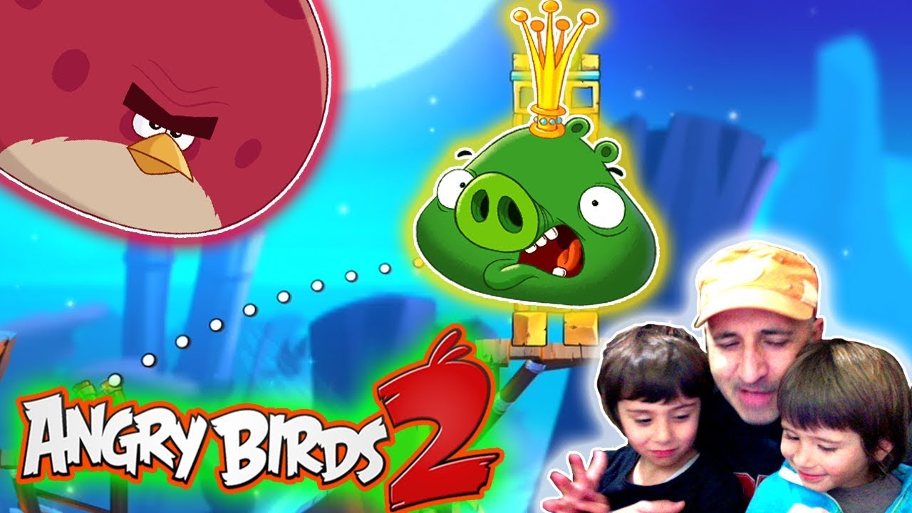 ANGRY BIRDS 2 🐤 EL PODER DE TERENCE, EL PAJARO MAS GRANDE!! App y juegos gratis para niños