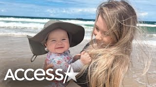 Bindi Irwins Daughter Touches Ocean For First Time