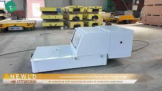 Customized Explosion Proof Electric Rail Transfer Cart#transporter #trolley #cart #oem #machine