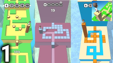 Stacky Dash Gameplay / Walkthrough Part 1 | Levels 1-10 | IOS & Android Game